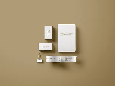 The Perfect Card Box Stationary Set brand design brand identity branding identity lagom creative logo logo design minimal branding wedding brand wedding branding wedding industry