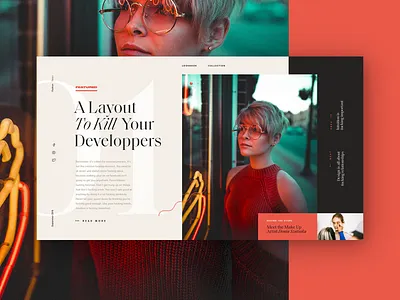 Nonsense 01 article concept content graphic layout minimal portrait typography unsplash