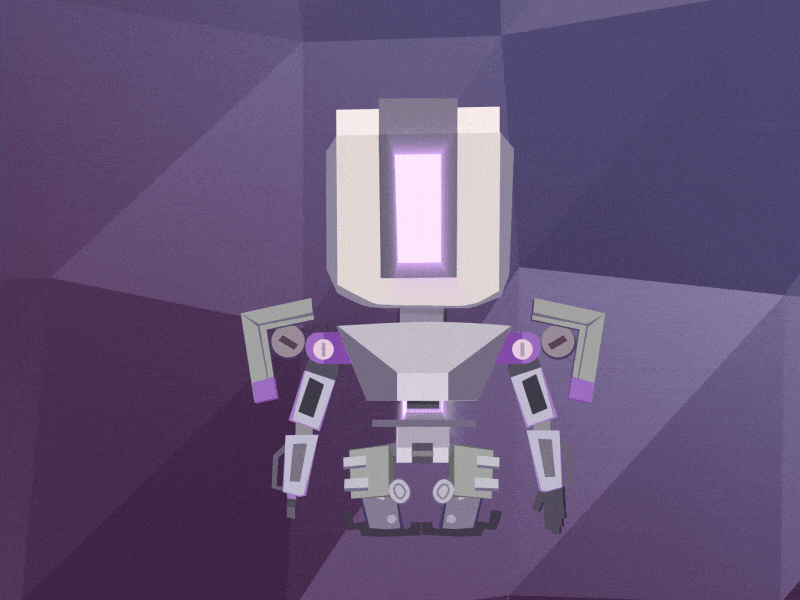 Bastion Halloween / Character / Overwatch after effects animation bastion blizzard character dance gif halloween overwatch