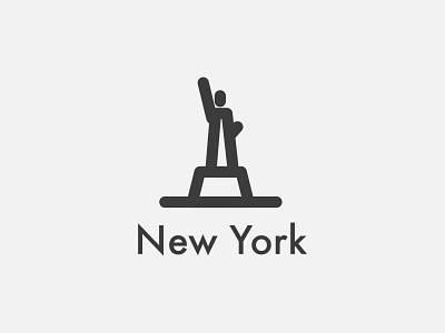 New York city design icon icons illustration illustrator logo logodesign logodesigner logotype minimalism minimalist design minimalist logo