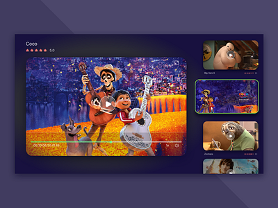 #UI009 Video Player interface ui video player