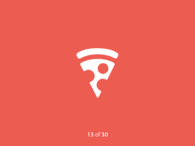 #ThirtyLogos Challenge Day 13 - JJ Pizza 30 logos branding daily design food icon logo pizza pizza logo thirty day logo challenge thirtylogos vector