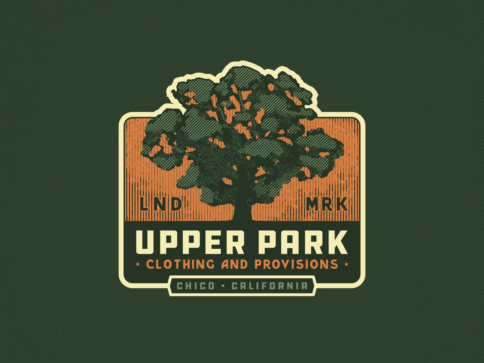 Example of Big Oak Tree Vintage Patch