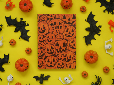 WEENZINE V art art book book cute design draw drawing halloween illustration pumpkin pumpkins spooky spoopy zine