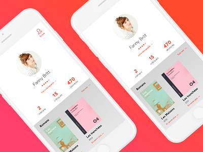 Daily UI Challenge #006 | Profile app profile author dailychallenge dailyui dailyui 006 dailyuichallenge profile ui ui challenge