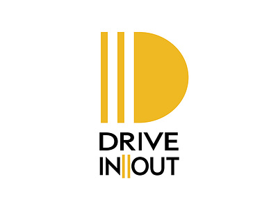 DRIVE IN||OUT LOGO adobe adobeillustrator advertising alphabetd behance branding carlogo cartracks dlogo dribbble drivein driveinlogo graphic design graphic artist illustration logo logoinspirations restaurantlogo typed typography