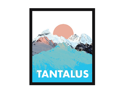 Tantalus collage digital collage graphic design illustrator paint photography squamish sticker vancouver whistler