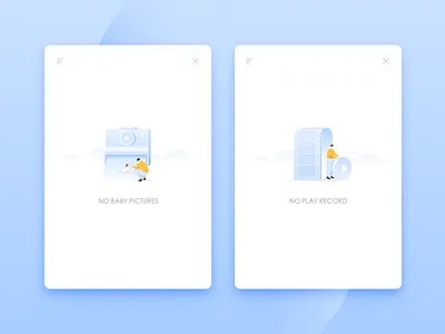 Empty state illustration 404 blank blue default design empty error illustration page typography ui