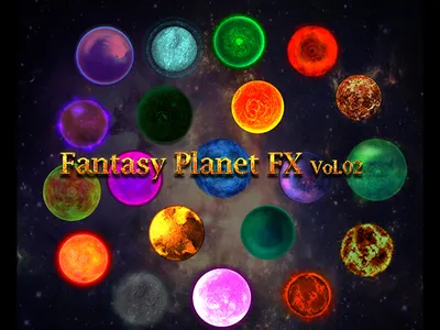 FANTASY PLANET FX VOL.02 adventure alien energy fantasy fx games effects magic magical fx mobile games particles planet space