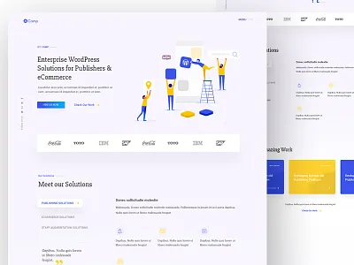 Landing Page Exploration design homepage design homepage ui landing page landing page design website design