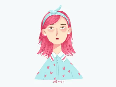 Head portrait illustrations