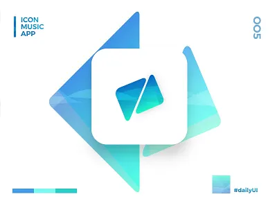 Icon App - DailyUI 005 app daily daily 100 challenge dailyui dailyui 005 icon icon app music music app
