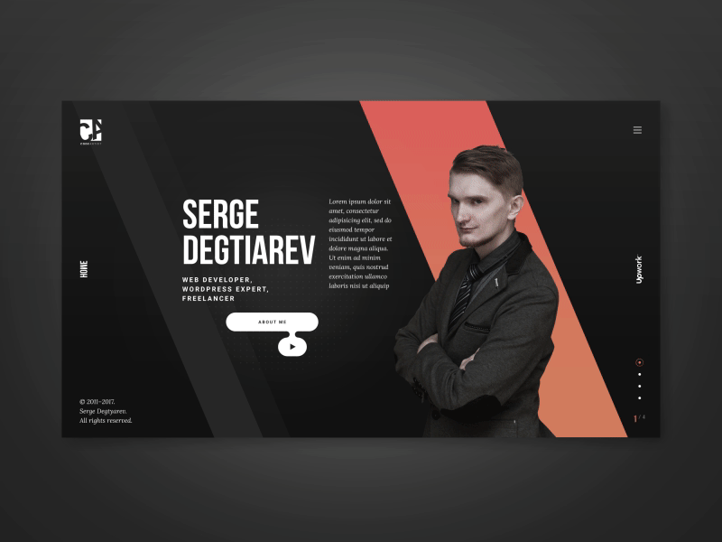 Codeartist — PORTFOLIO Website Redesign action adobe photoshop after affects animation bebas neue creative design dribbble first shot gradient hello lora pattern portfolio redesign ui ux web