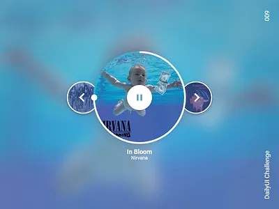 Minimal Cover Style Music Player #DailyUI #009 009 app cover dailyui music music artwork player ui