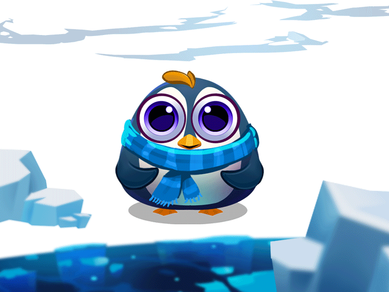 Pengu animation app illustration character design character design. mobile game design game art game character hidden object game illustration penguin spine animation