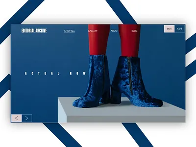 "Editorial Archive" Fashion website design concept app beautiful beauty business concept design fashion page typography ui ux web woman