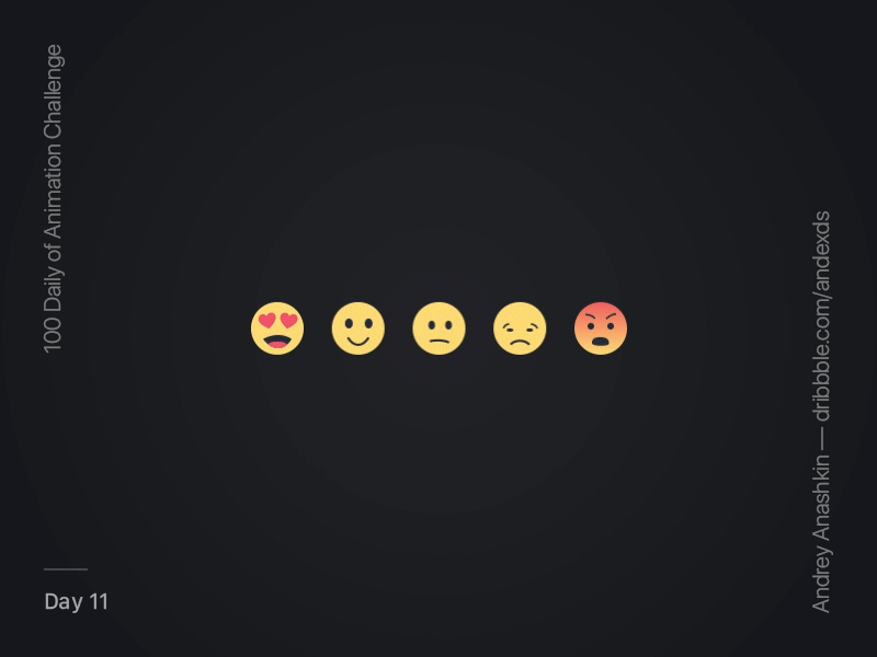 11 day of Animation Challenge after effect animation challenge design emoji illustration smile smiles smiley face