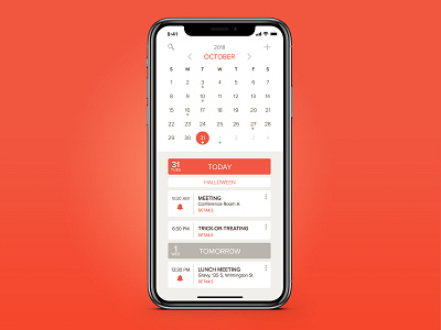 Daily UI 38 app calander ui ux