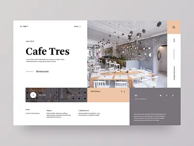 Typography UI — Project 52 clean design designer interface landing page layout minimal minimalistic page typography ui uidesign uiwebdesign userinterface ux web web design webdesign webpage website