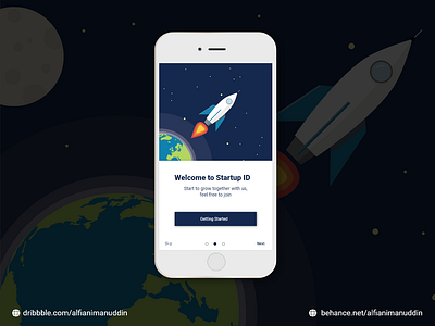 Startup ID Welcome Page