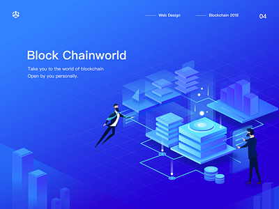 Block chain world丨UI/UX Design ui ux 品牌 插图 设计