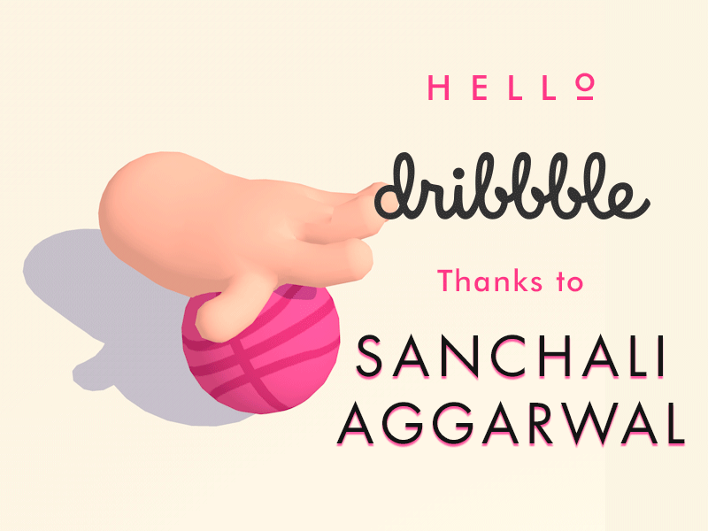 Dribbble Debut 3d animation debut