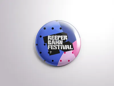 Reeperbahn Festival Motive Pin branding conference design festival graphic design music pin