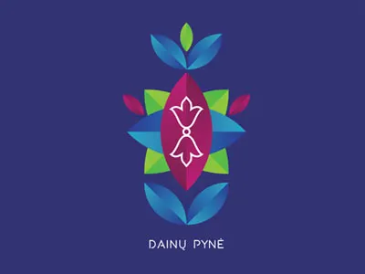 Kaunas Pyne Songs festival cultural festival culture logo festival logo floral logo flower logo pyne pyne songs songs festival