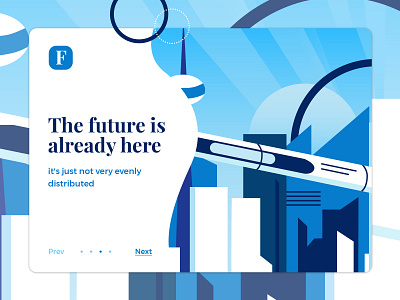 The future is already here banner crypto design future graphic design hyperloop icon illustration landing page marialetta rocket slider ui vector web