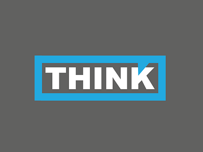 Word Expressions: Think design flat graphic design illustration text think type typography typography. words