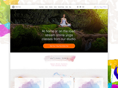 Tribe Yoga icon ui ux web