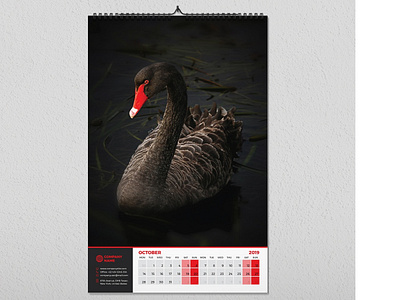 Wall Calendar 2019 11x17 calendar bab beauty calendar calendar corporate corporate calendar cover creative creative calendar office calendar planner print ready sunday vertical calendar vertical wall calendar wall wall calendar wall calendars week sunday week variation