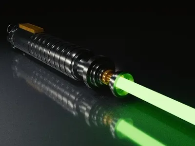 Light Saber model & render 3d model blender 3d