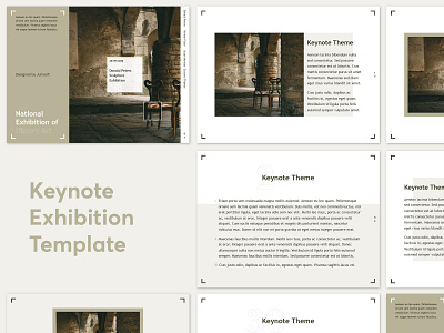 Exhibition Presentation design exhibition graphic keynote layout presentation slides template