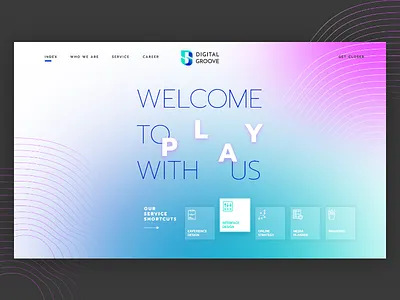 Digital Groove 01 branding design ui web