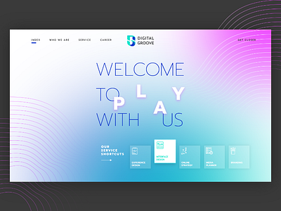 Digital Groove 01 branding design ui web