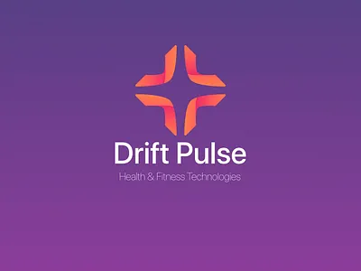 Drift Pulse - Health & Fitness Technologies concept design drift fitness health logo logo design concept pulse technology