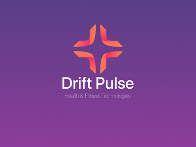 Drift Pulse - Health & Fitness Technologies concept design drift fitness health logo logo design concept pulse technology