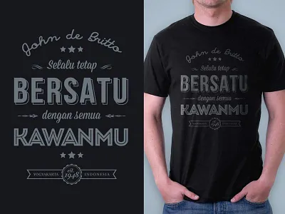 John De Britto High School T Shirt retro t shirt typography