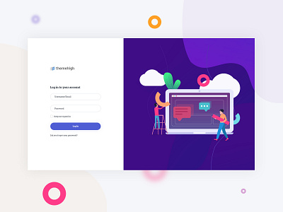 Split Fold Login Design clean design illustration login login design login form login page minimal photoshop plugins split design split fold ui ui deisgn uiux ux web web design website woo commerce