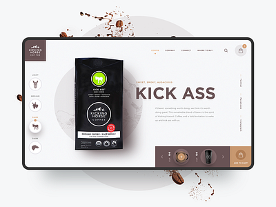 Coffee buy coffee color dark design e commerce ecommerce ui