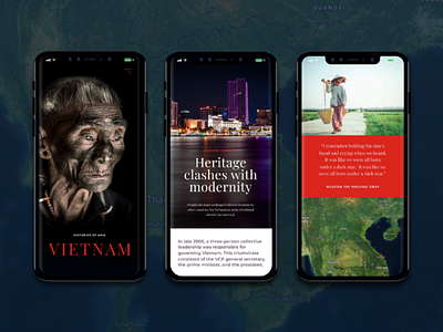 Long form exploration app concept design digital mock up screen design ui user experience user interface ux web web design