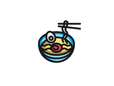 Ramen graphic art graphic artist graphic design graphics icon icon artwork iconaday icondesign illustration illustrator lineicon ramen sketch vectober vector vectorart