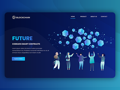 Block Chain block chain blockchain illustrator information design information wesite photoshop smart contract ui