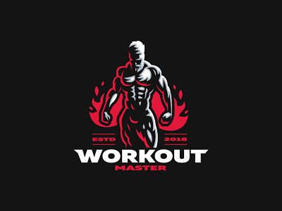 Workout master fitness gym male sport workout