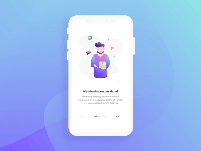 On Boarding Donation animation app boarding design gif illustration ios mobile motion on boarding transition ui ux