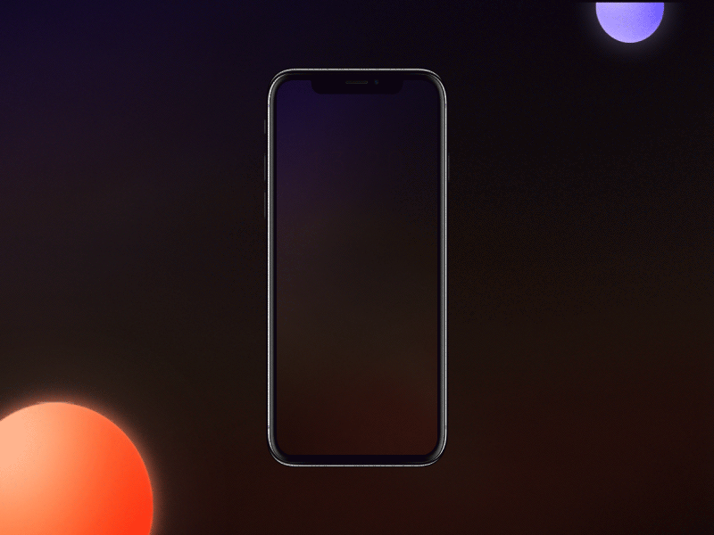 Light Ball animation iphonex light ball motion ui