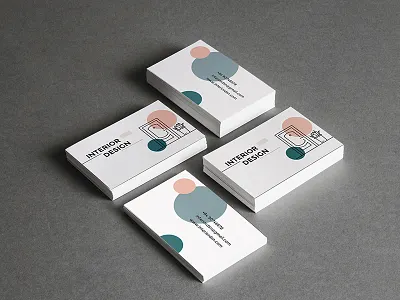 Interior card company indentity interior namecard