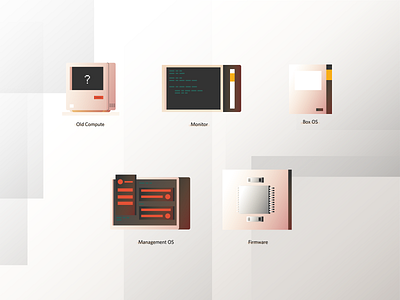 Operating System Icons cloud computing control icon illustration management open data operating system