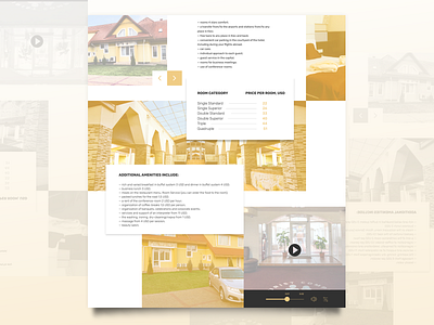 redesign for the hotel "Kiev 365" branding design graphic hotel icon ios landing landing page lettering minimal mobile type typography ui ui ux ui ux design ux web website white